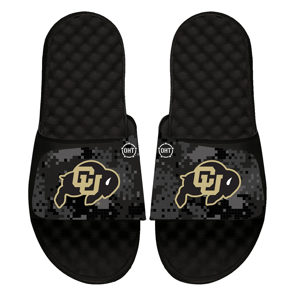 Unisex ISlide Black Colorado Buffaloes Digi Camo Slide Sandals
