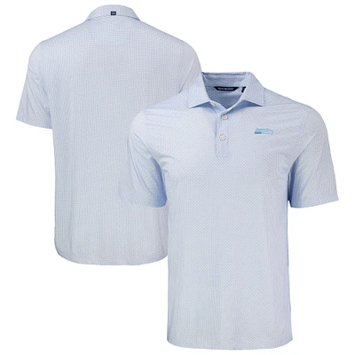 Men's Cutter & Buck Powder Blue Seattle Seahawks Pike Eco Diamond Dot Print Recycled Big Tall Polo