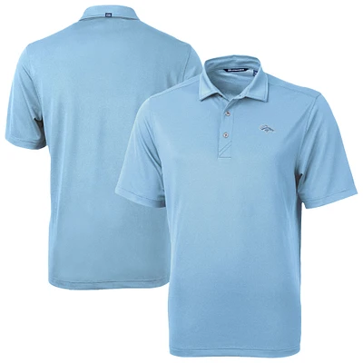 Men's Cutter & Buck Powder Blue Denver Broncos Virtue Eco Pique Recycled Polo