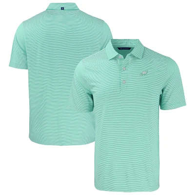 Men's Cutter & Buck Light Philadelphia Eagles Forge Eco Double Stripe Stretch Recycled Polo