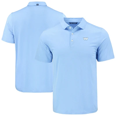 Men's Cutter & Buck Powder Blue Washington Commanders Coastline Epic Comfort Eco Recycled Polo
