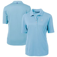 Women's Cutter & Buck Powder Blue Indianapolis Colts Virtue Eco Pique Recycled Polo