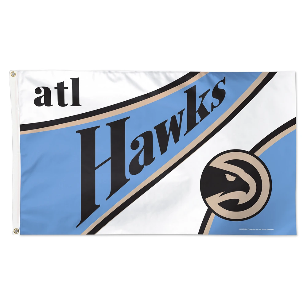 WinCraft Atlanta Hawks 2024/25 City Edition One-Sided 3' x 5' Deluxe Flag