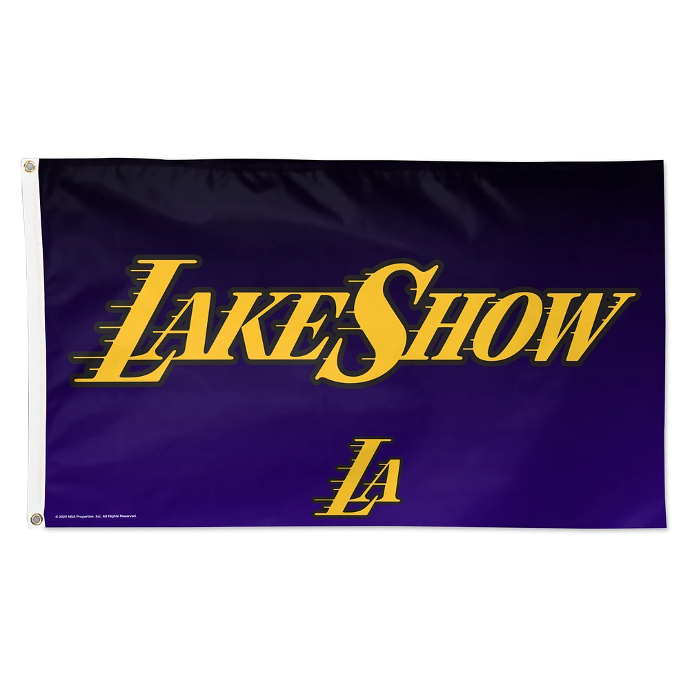WinCraft Los Angeles Lakers 2024/25 City Edition One-Sided 3' x 5' Deluxe Flag