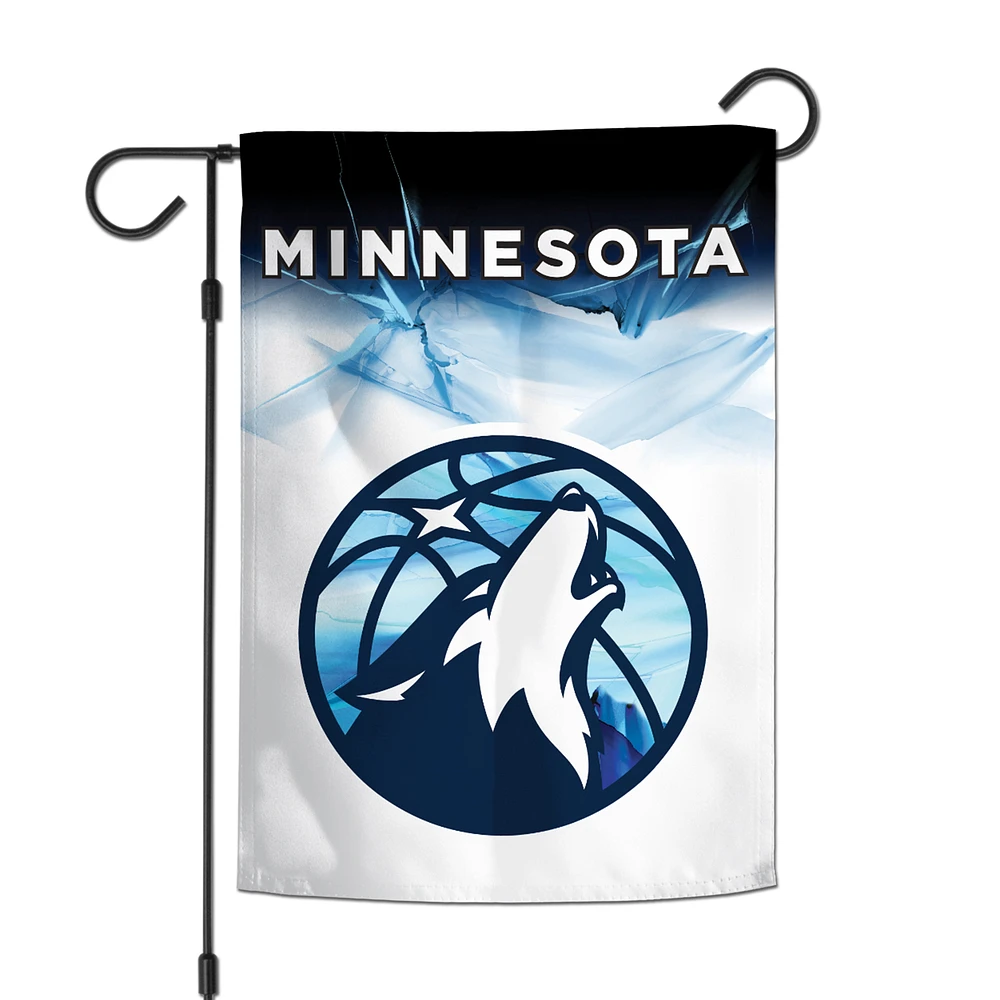 WinCraft Minnesota Timberwolves 2024/25 City Edition 12" x 18" Two-Sided Garden Flag