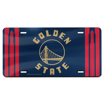 WinCraft Golden State Warriors 2024/25 City Edition Laser-Cut Acrylic License Plate