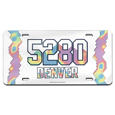 WinCraft Denver Nuggets 2024/25 City Edition Laser-Cut Acrylic License Plate