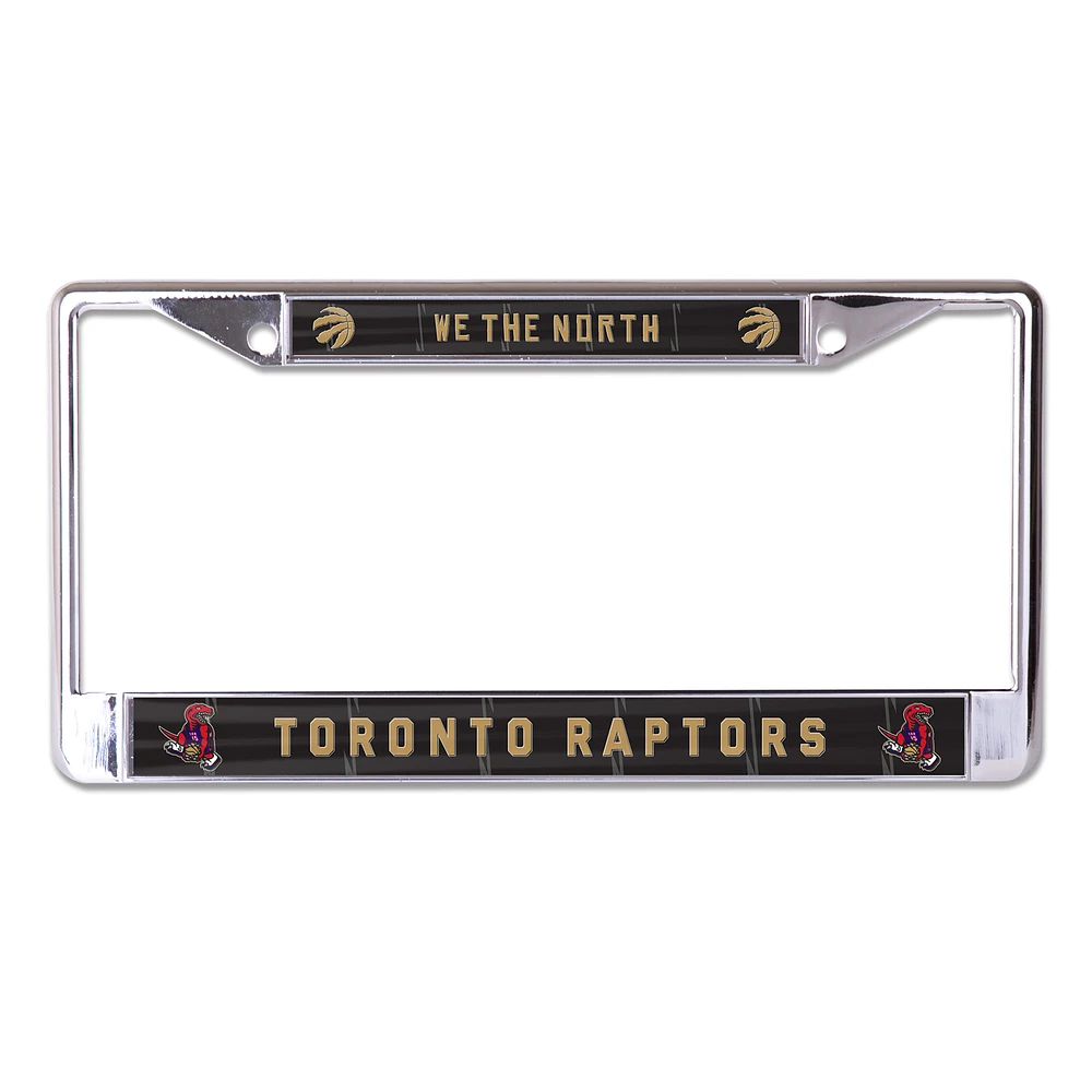 WinCraft Toronto Raptors 2024/25 City Edition Laser Cut Metal License Plate Frame