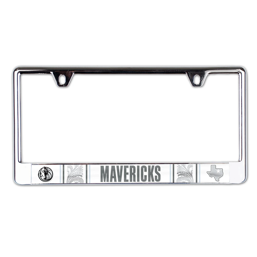 WinCraft Dallas Mavericks 2024/25 City Edition Laser Cut Metal License Plate Frame