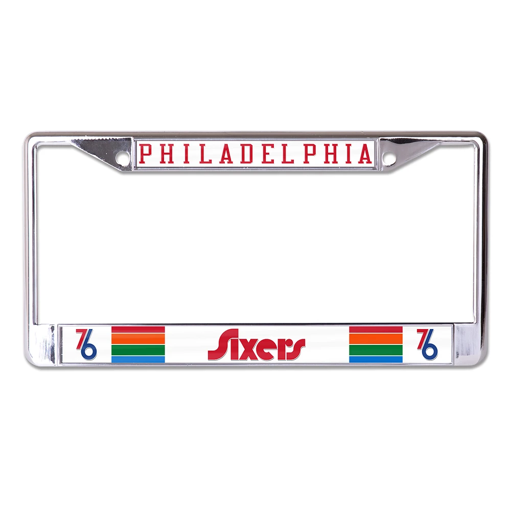 WinCraft Philadelphia 76ers 2024/25 City Edition Laser Cut Metal License Plate Frame