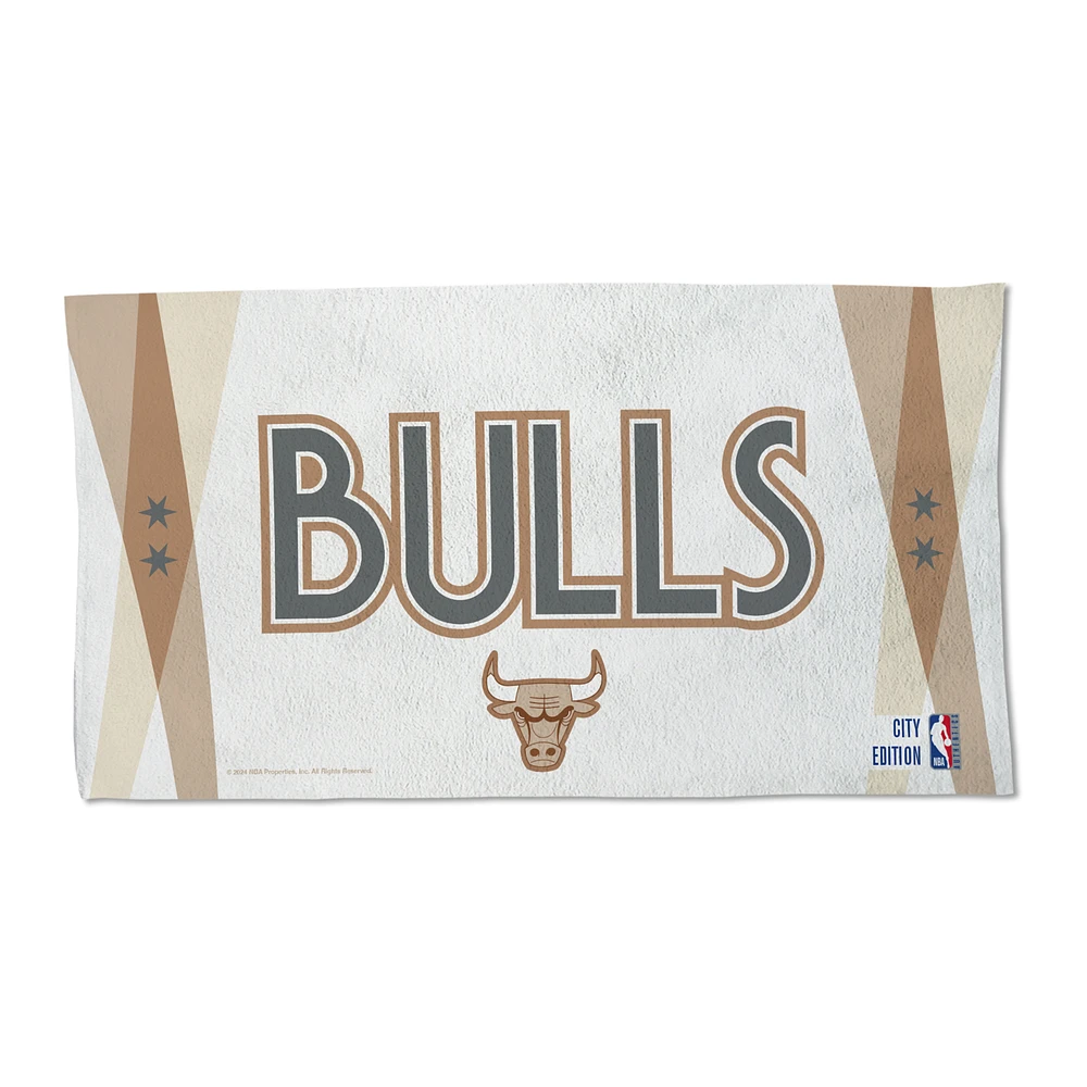 WinCraft Chicago Bulls 2024/25 City Edition On Court 22'' x 42'' Single-Sided Beach Towel