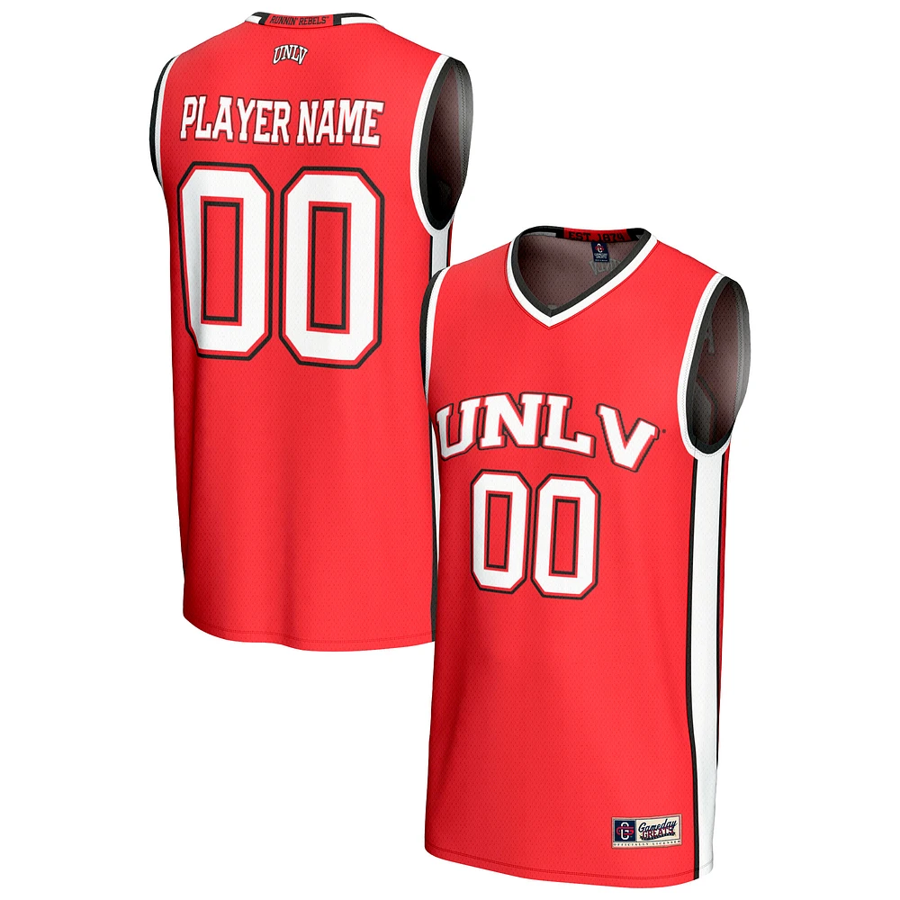 Unisex GameDay Greats Scarlet UNLV Rebels Men's Basketball NIL Pick-A-Player Lightweight Fashion Jersey