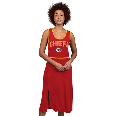 Women's G-III 4Her by Carl Banks Red Kansas City Chiefs Center Field Maxi Dress