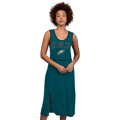 Women's G-III 4Her by Carl Banks Midnight Green Philadelphia Eagles Center Field Maxi Dress