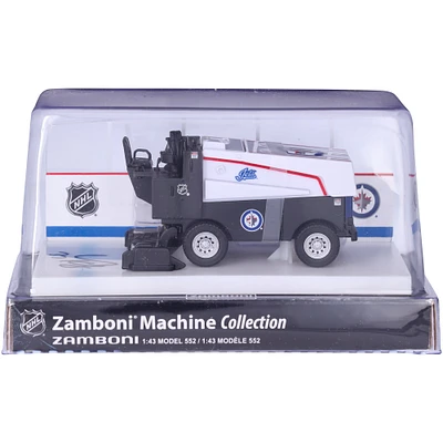 Connor Hellebuyck Winnipeg Jets Autographed 1:43 Scale Die-Cast Zamboni