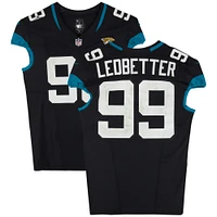 Jeremiah Ledbetter Jacksonville Jaguars Game-Used #99 Black Jersey vs. Minnesota Vikings on November 10, 2024