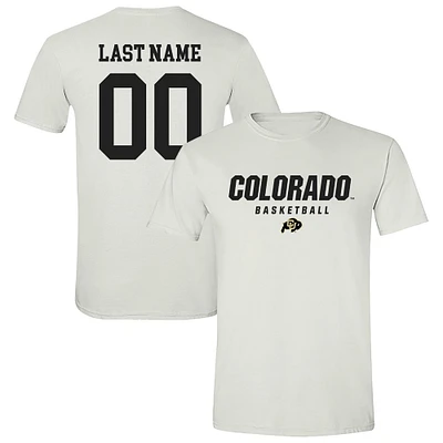 Unisex White Colorado Buffaloes Collegiate Men's Basketball NIL Pick-A-Player T-Shirt