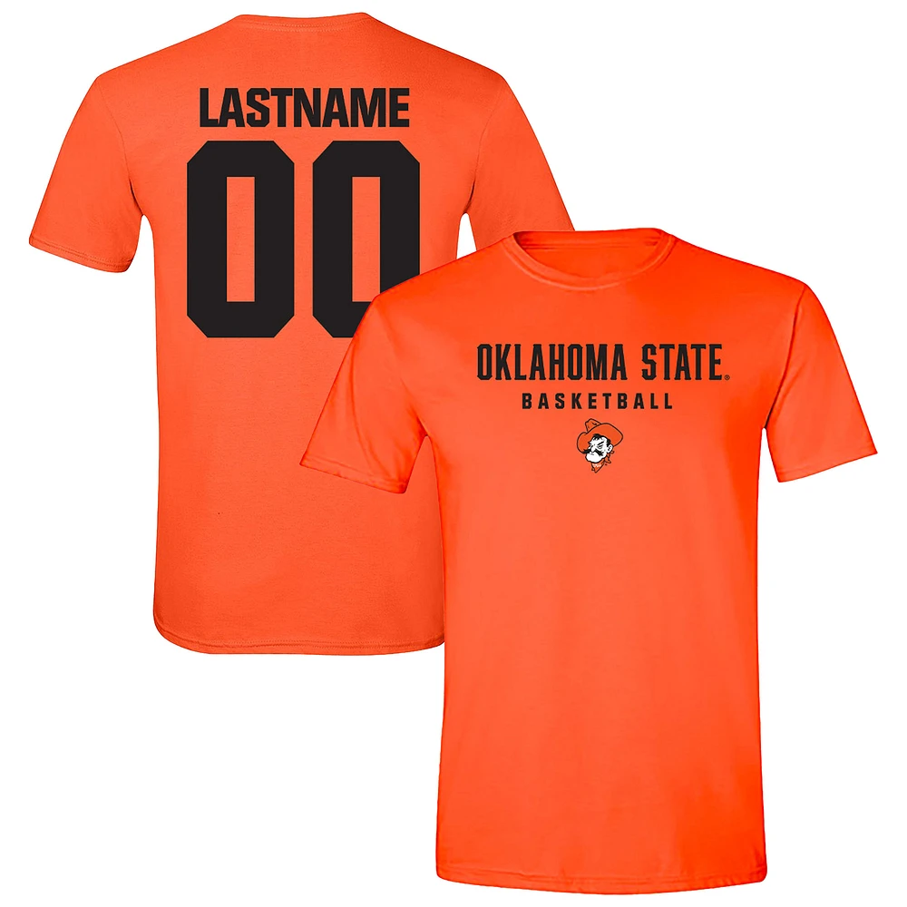 Unisex Orange Oklahoma State Cowboys Collegiate Men's Basketball NIL Pick-A-Player T-Shirt
