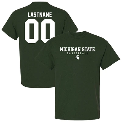 Unisex  Green Michigan State Spartans Collegiate Men's Basketball NIL Pick-A-Player T-Shirt