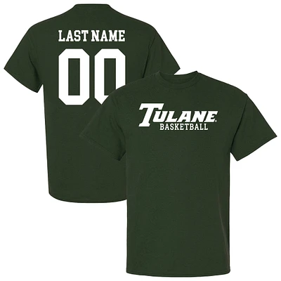 Unisex  Green Tulane Wave Collegiate Men's Basketball NIL Pick-A-Player T-Shirt