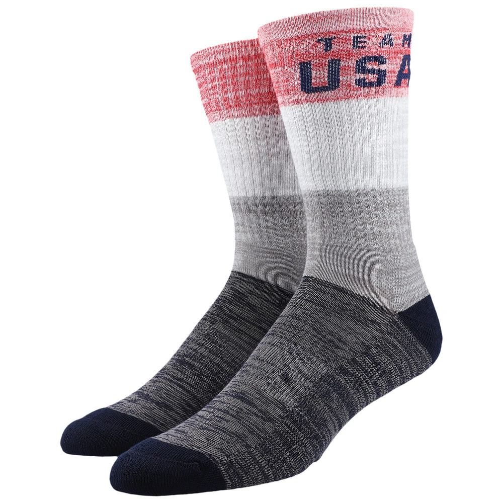 Men's Gray Team USA Single Crew Socks