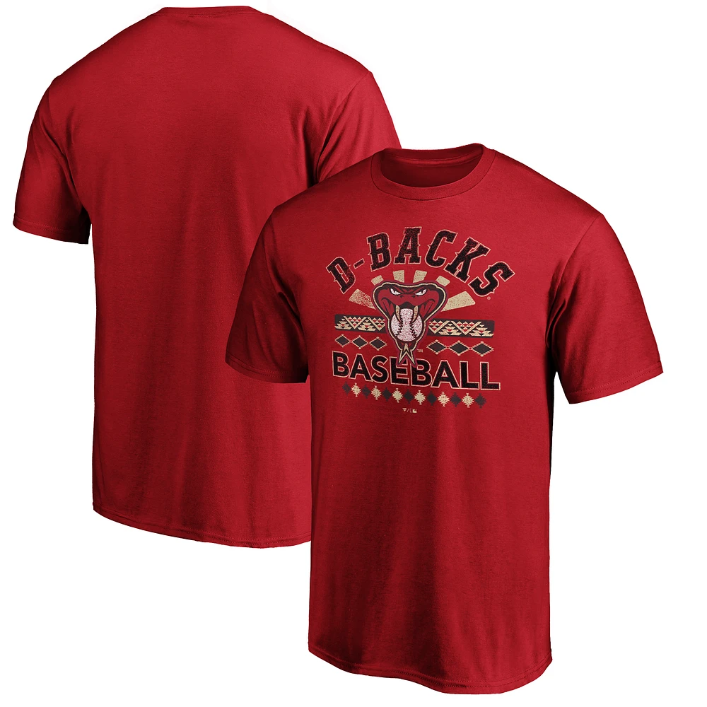 Men's Red Arizona Diamondbacks Team Adrenaline T-Shirt