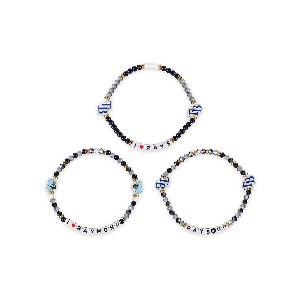 FOCO Tampa Bay Rays 3-Pack Friendship Bracelet Set