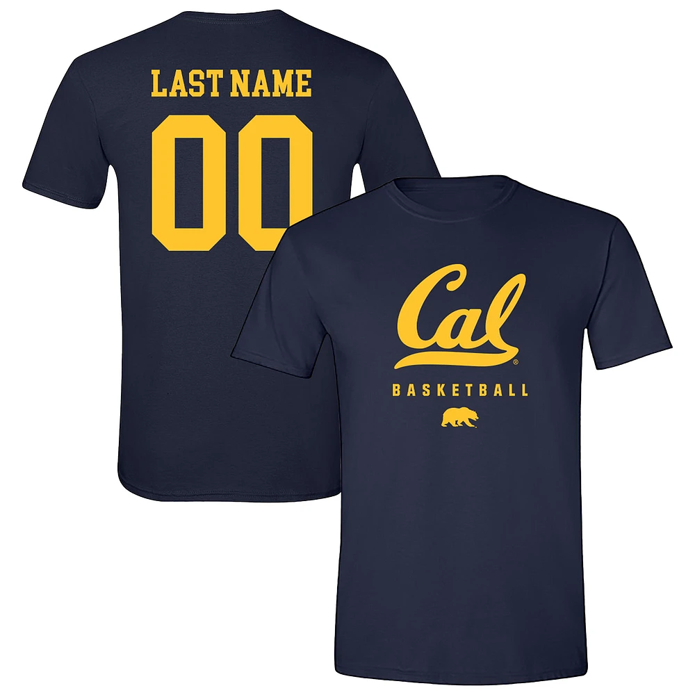 Unisex Navy Cal Bears NIL Pick-A-Player Women's Basketball Shirsey T-Shirt