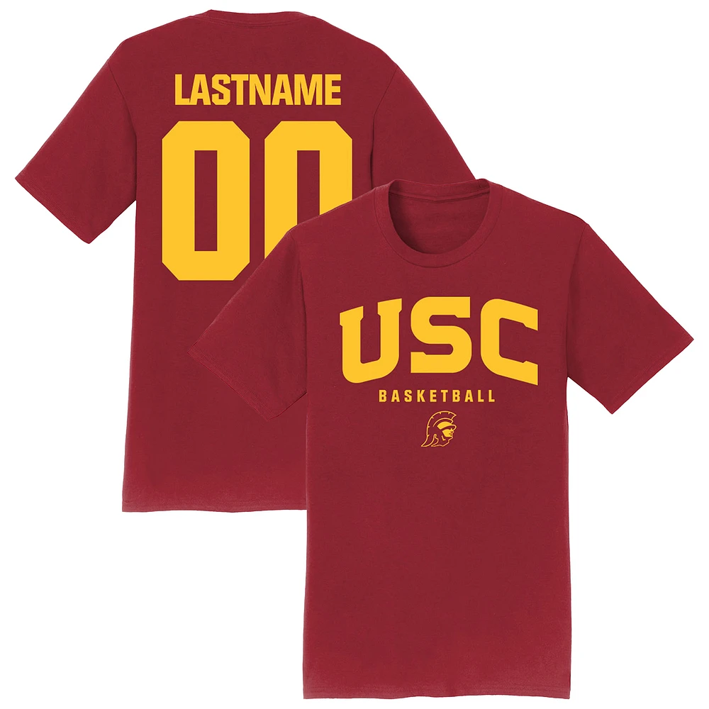 Unisex Cardinal USC Trojans NIL Pick-A-Player Women's Basketball Shirsey T-Shirt