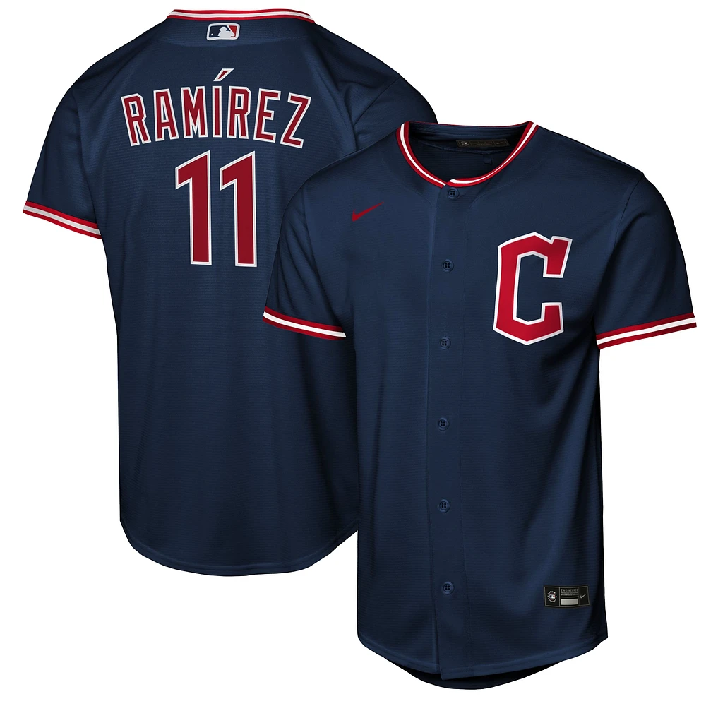 Youth Nike José Ramírez Navy Cleveland Guardians Alternate Replica Player Jersey