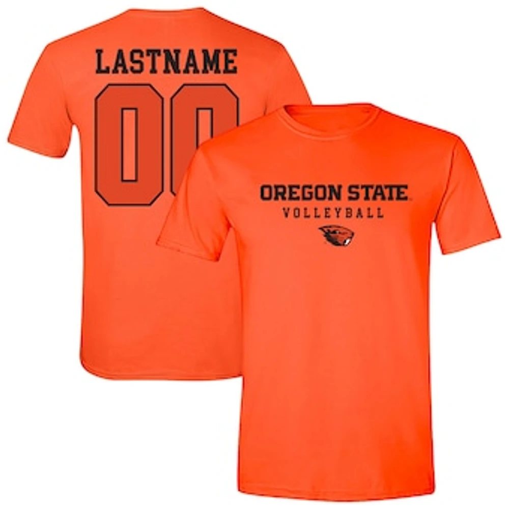 Unisex Orange Oregon State Beavers Collegiate Women's Volleyball NIL Pick-A-Player T-Shirt