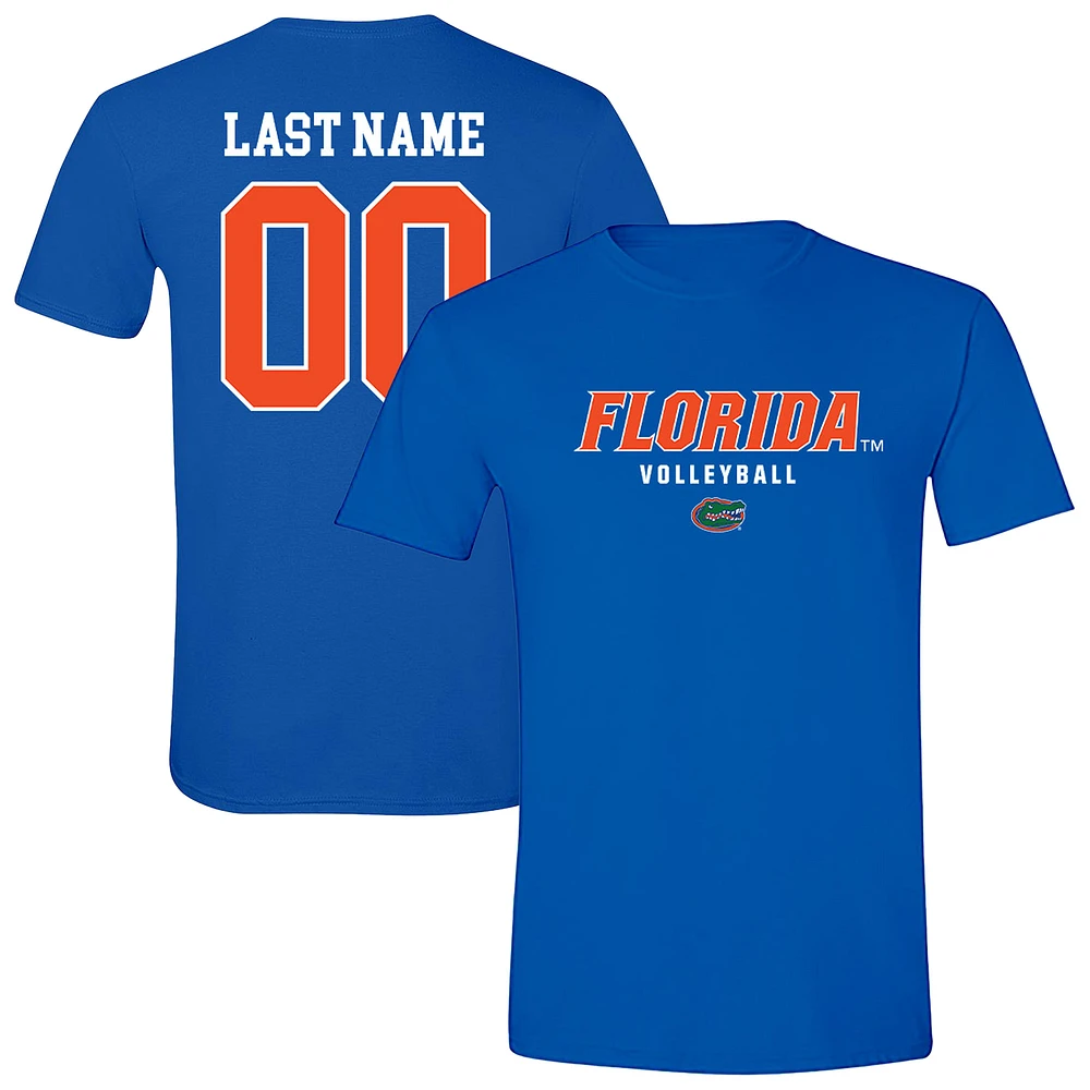 Unisex Royal Florida Gators Collegiate Women's Volleyball NIL Pick-A-Player T-Shirt