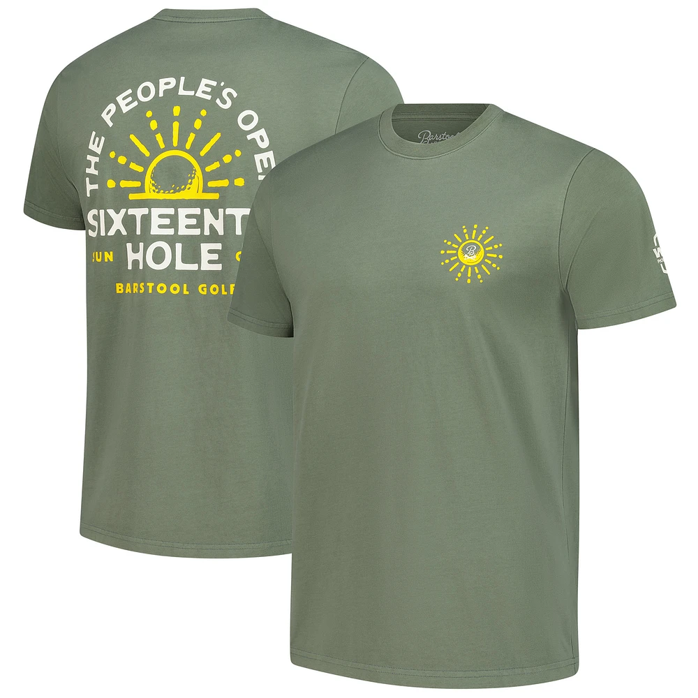 Men's Barstool Golf Green WM Phoenix Open Sixteenth Hole T-Shirt