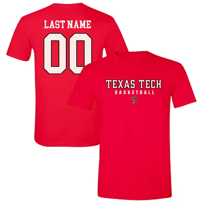 Unisex Red Texas Tech Raiders Collegiate Women's Basketball NIL Pick-A-Player T-Shirt