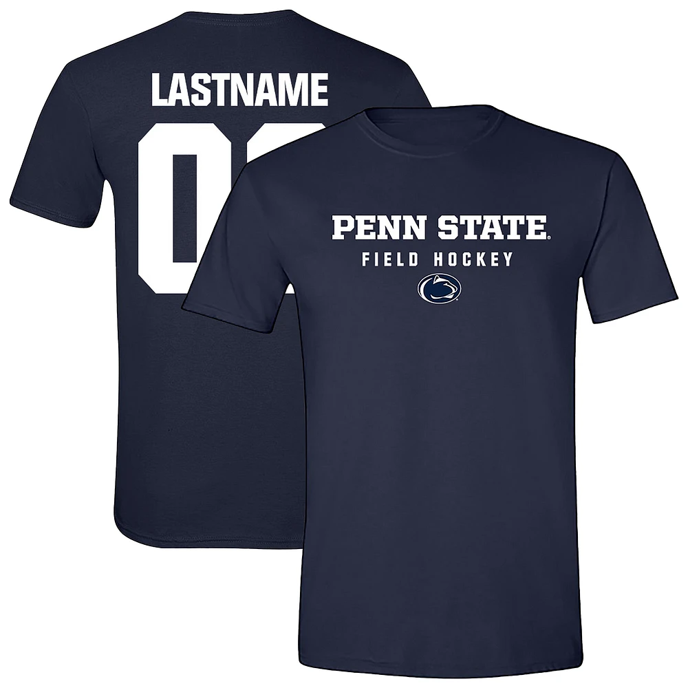 Unisex Navy Penn State Nittany Lions Collegiate Women's Field Hockey NIL Pick-A-Player T-Shirt