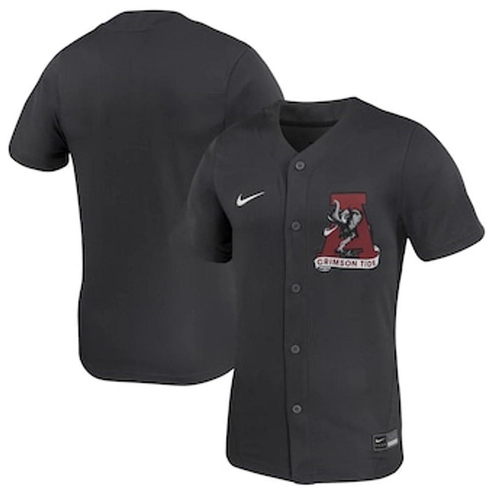Unisex Nike Anthracite Alabama Crimson Tide Replica Softball Jersey