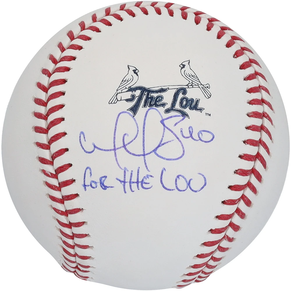Willson Contreras St. Louis Cardinals Autographed City Connect Baseball with "For The Lou" Inscription