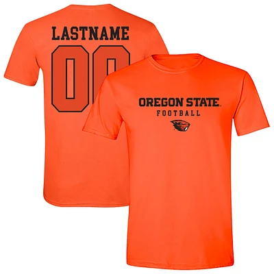 Unisex Orange Oregon State Beavers Collegiate Football NIL Pick-A-Player T-Shirt