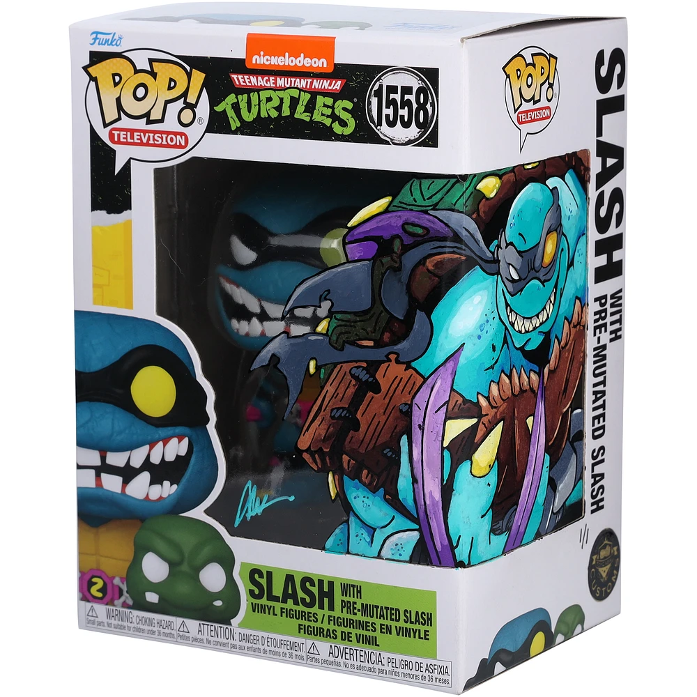 Slash Teenage Mutant Ninja Turtles Funko Pop! #1558 Vinyl Figure - Art by Mike Lachimia - Limited Edition #1/1 - RG13322279