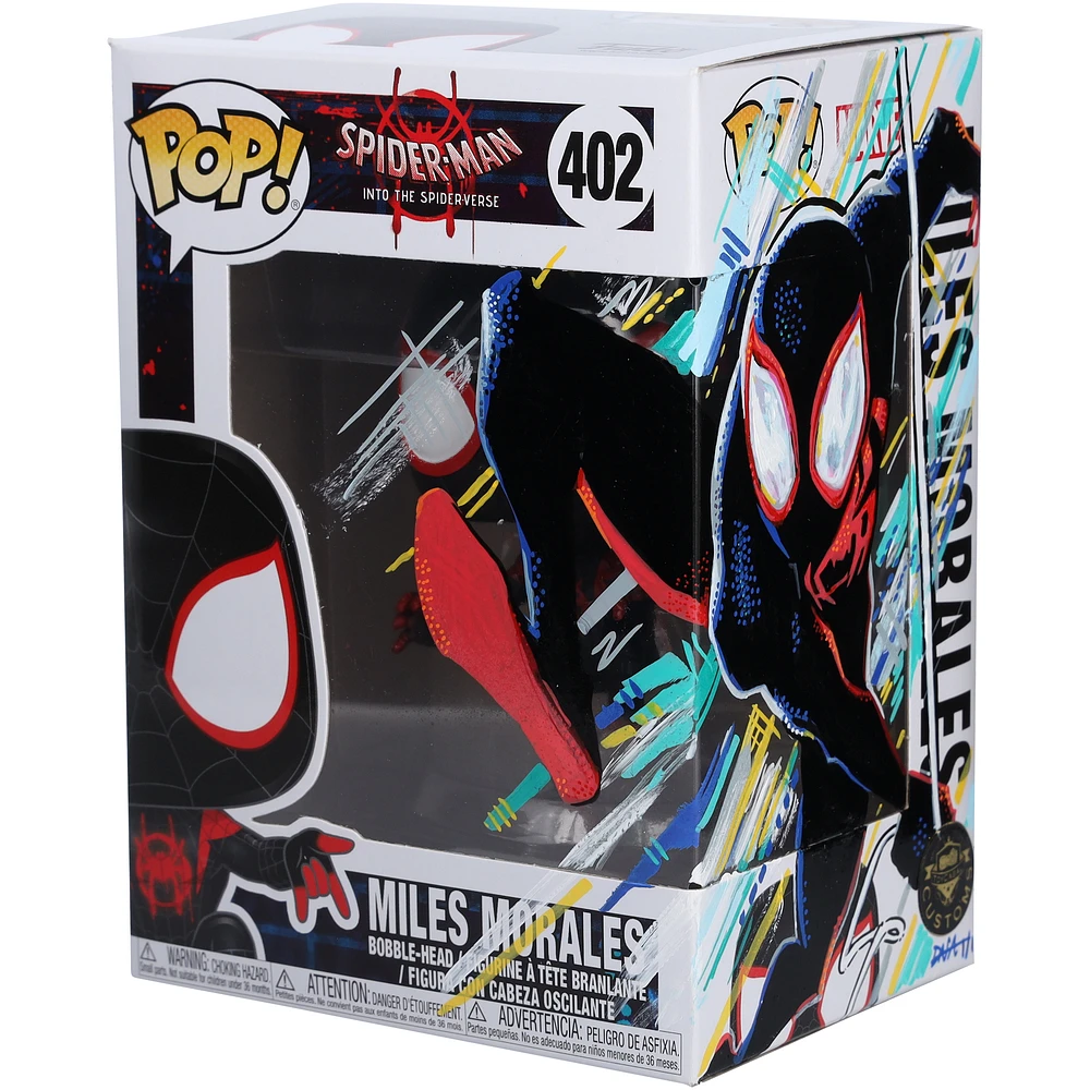 Miles Morales Spider-Man: Into the Spider-Verse Funko Pop! #402 Vinyl Figure - Art by Diana Aitken - Limited Edition #1/1 - RG13322278