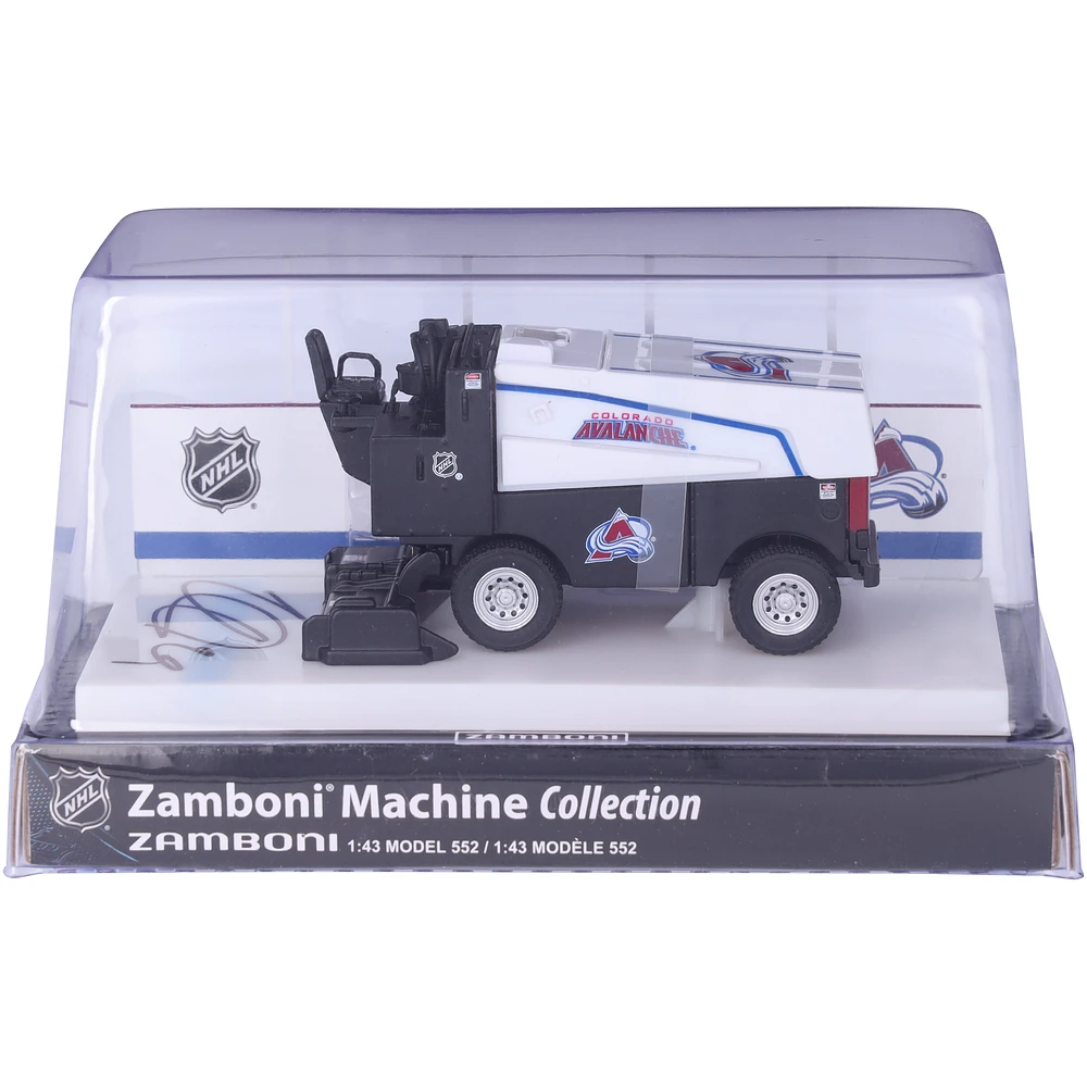 Nathan MacKinnon Colorado Avalanche Autographed 1:43 Scale Die-Cast Zamboni