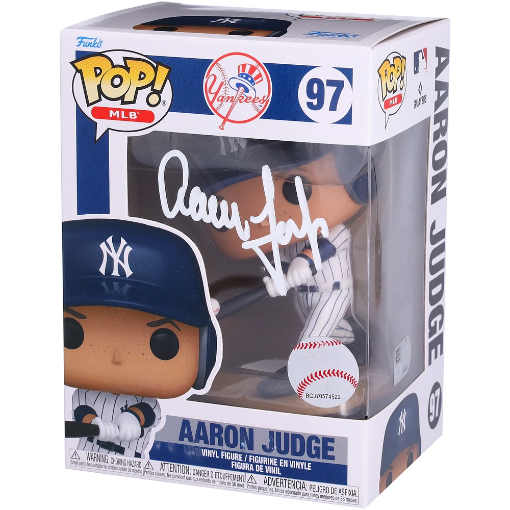 Aaron Judge New York Yankees Autographed Funko Pop! Vinyl Figurine