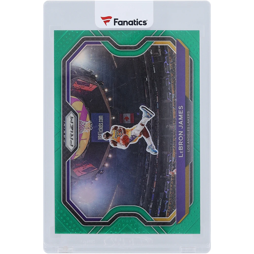 LeBron James Los Angeles Lakers 2020-21 Panini Prizm Green Prizm #1 Card