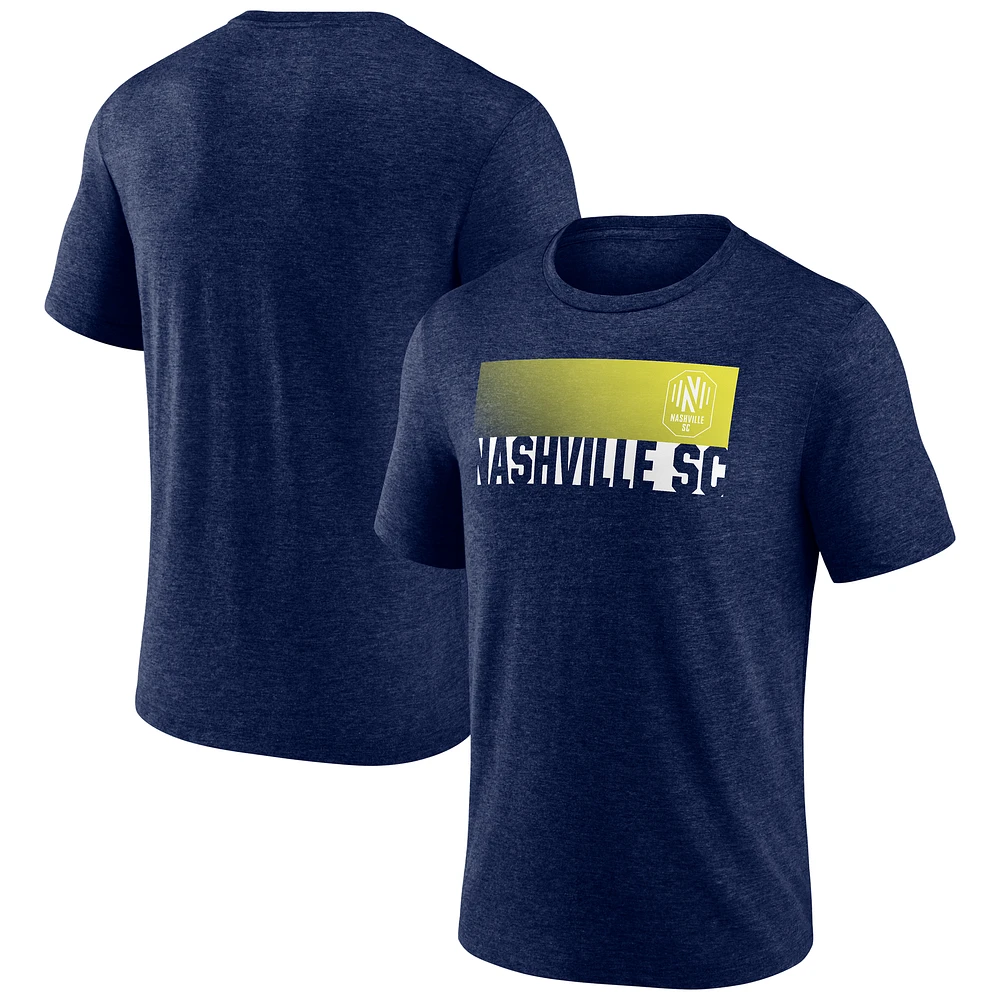 Men's Navy Nashville SC Gameday Play Tri-Blend T-Shirt
