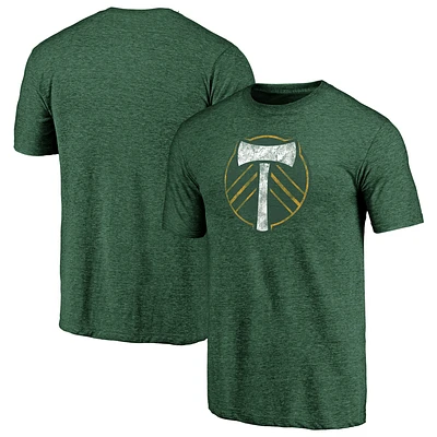 Men's Green Portland Timbers Distressed Vintage Primary Tri-Blend T-Shirt