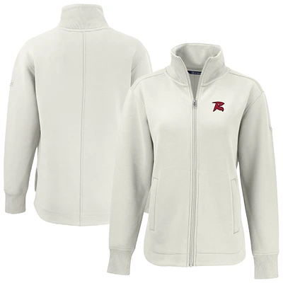 Women's Cutter & Buck White Richmond Flying Squirrels Roam Eco Recycled Full-Zip Jacket
