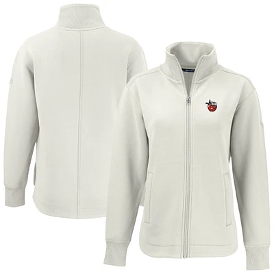 Women's Cutter & Buck White Fort Wayne TinCaps Roam Eco Recycled Full-Zip Jacket