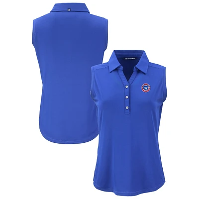 Women's Cutter & Buck South Bend Cubs Forge Eco Stretch Recycled Sleeveless Polo