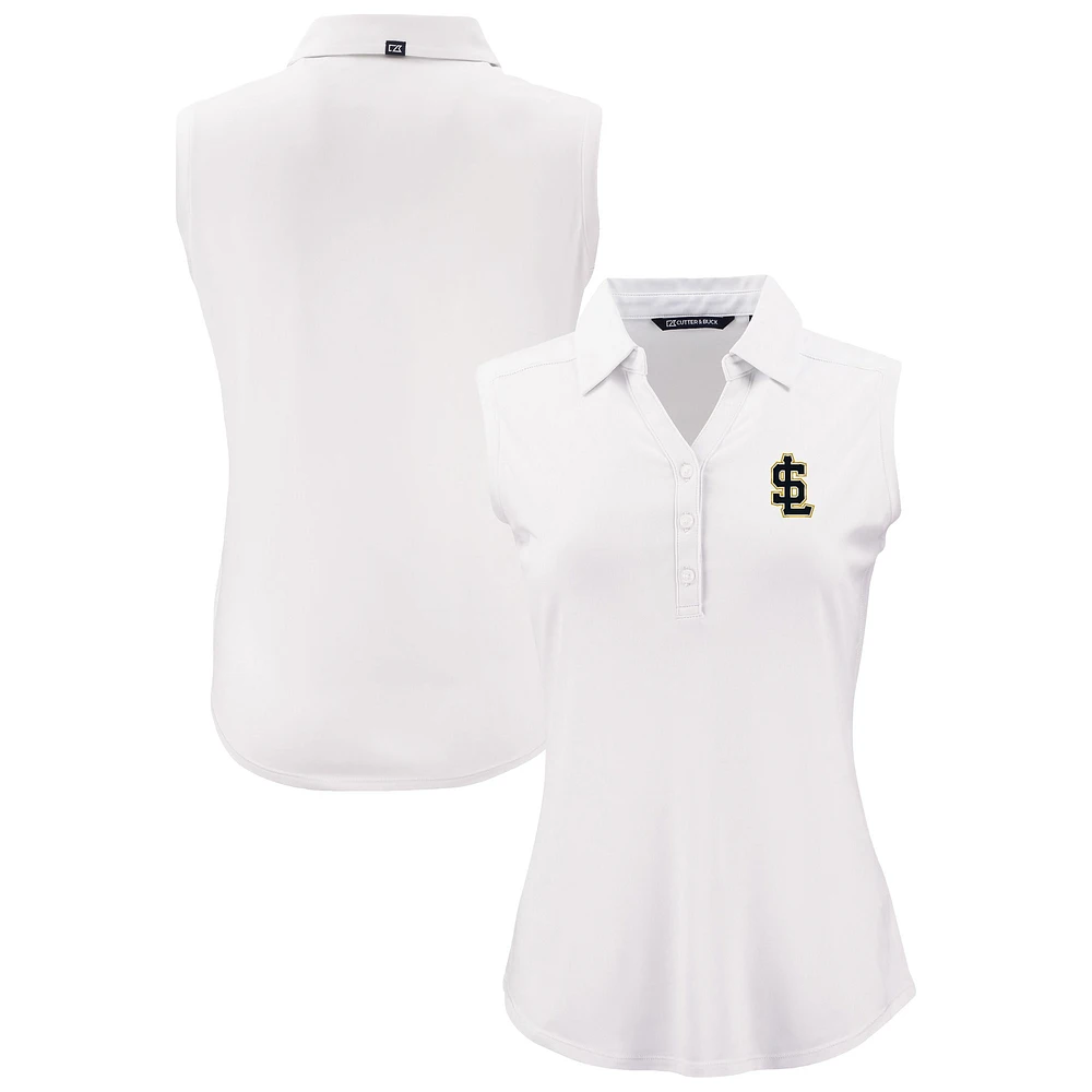 Women's Cutter & Buck Salt Lake Bees Forge Eco Stretch Recycled Sleeveless Polo
