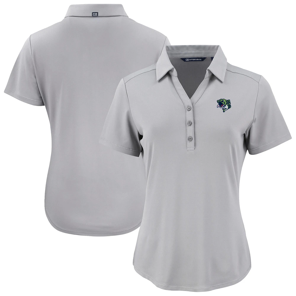 Women's Cutter & Buck Gwinnett Stripers Forge Eco Stretch Recycled Polo